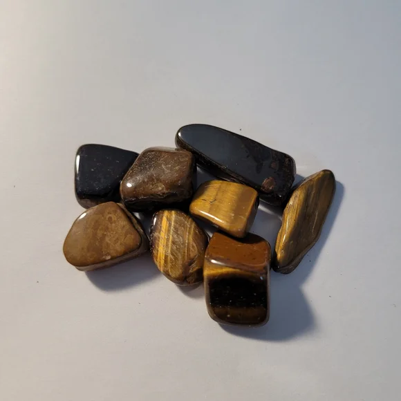 Tiger Eye Set Of Stone. - Picture 1 of 2